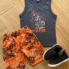 Conjunto Infantil Masculino It Is Life Regata e Bermuda Estampada Fernanda Ramos Kids