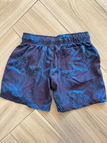 Bermuda Infantil Masculina Boxer Essencial Estampa Floral Preta Fernanda Ramos Kids