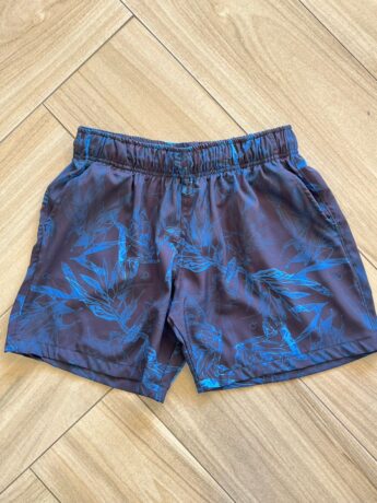 Bermuda Infantil Masculina Boxer Essencial Estampa Floral Preta Fernanda Ramos kids