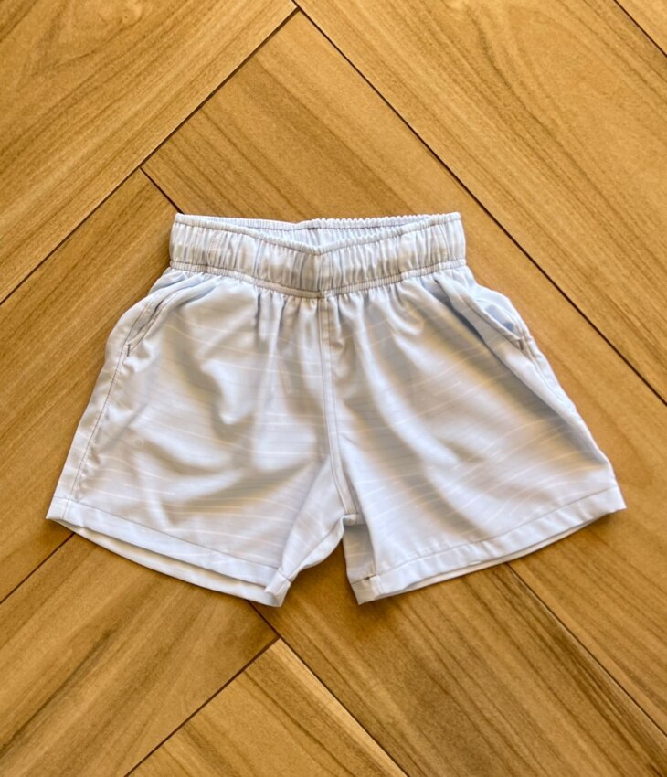 Bermuda Infantil Masculina Boxer Essencial Estampada Azul Bebê Fernanda Ramos Kids
