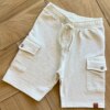 fernandaramoskids com br Bermuda Infantil Masculina Moletom com Bolso Cru1
