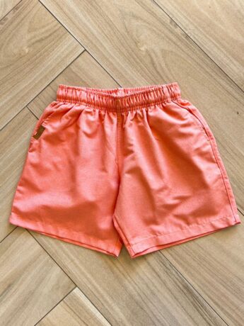 Bermuda Infantil Masculina Resort Casual Laranja Fernada Ramos Kids