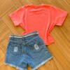 fernandaramoskids com br Blusa Cropped Infantil Feminino Stitch Rosa 2