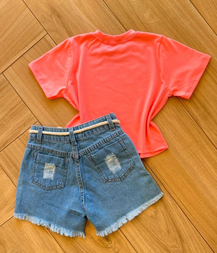 fernandaramoskids com br Blusa Cropped Infantil Feminino Stitch Rosa 2