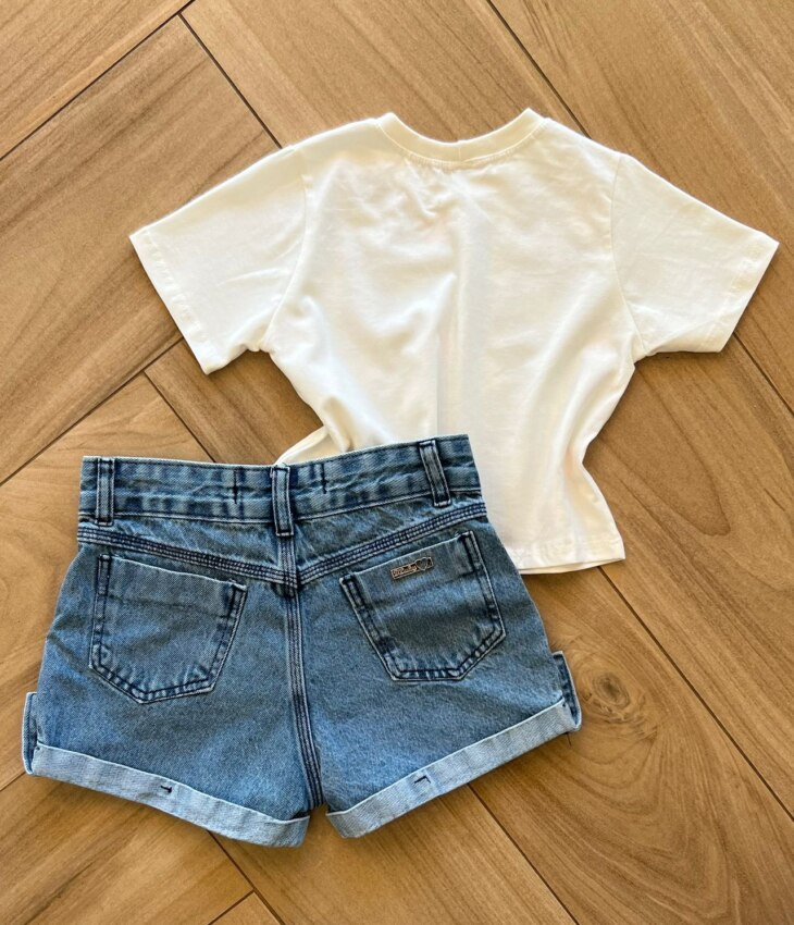 fernandaramoskids com br Blusa Cropped Infantil Feminino Flor 2