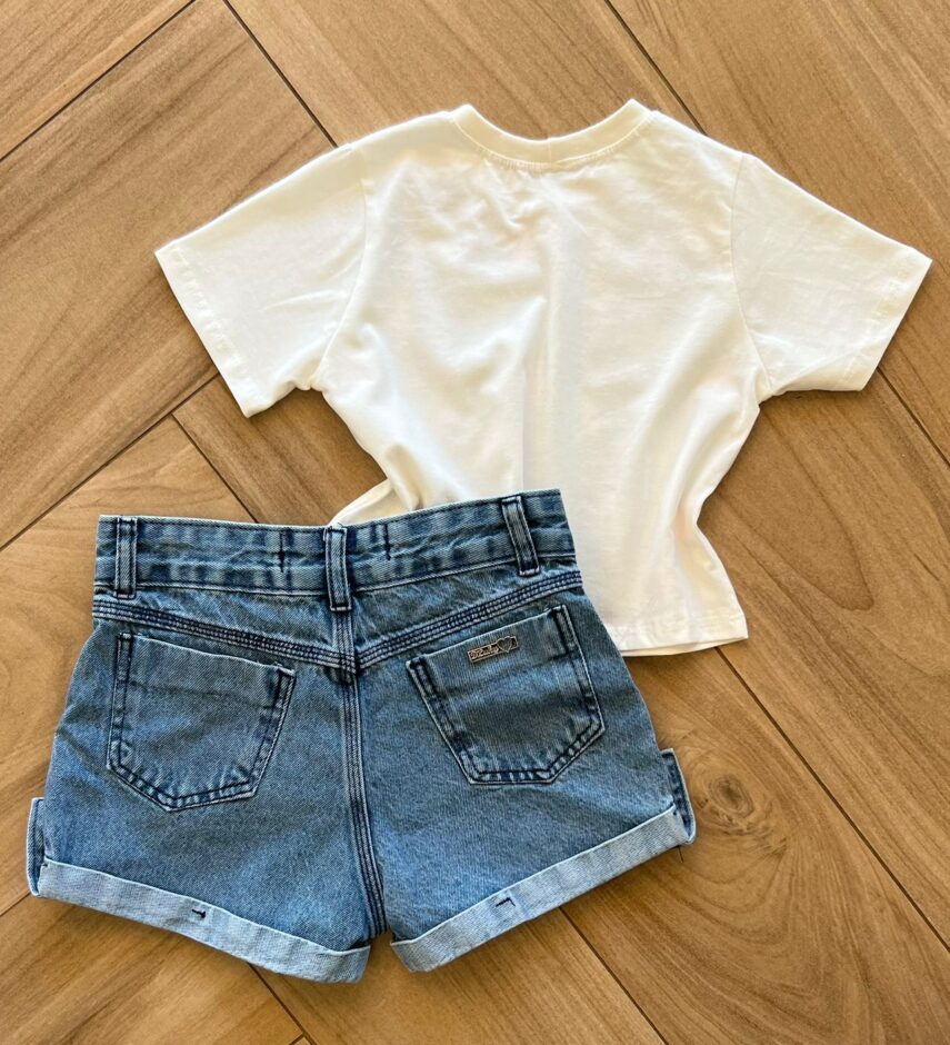 fernandaramoskids com br Blusa Cropped Infantil Feminino Flor 2