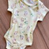 fernandaramoskids com br Body Infantil Feminino Manga Curta Suedine Estampa Patinhos Amarelo1