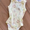 fernandaramoskids com br Body Infantil Feminino sem Manga Suedine Estampa Patinhos Amarelo1