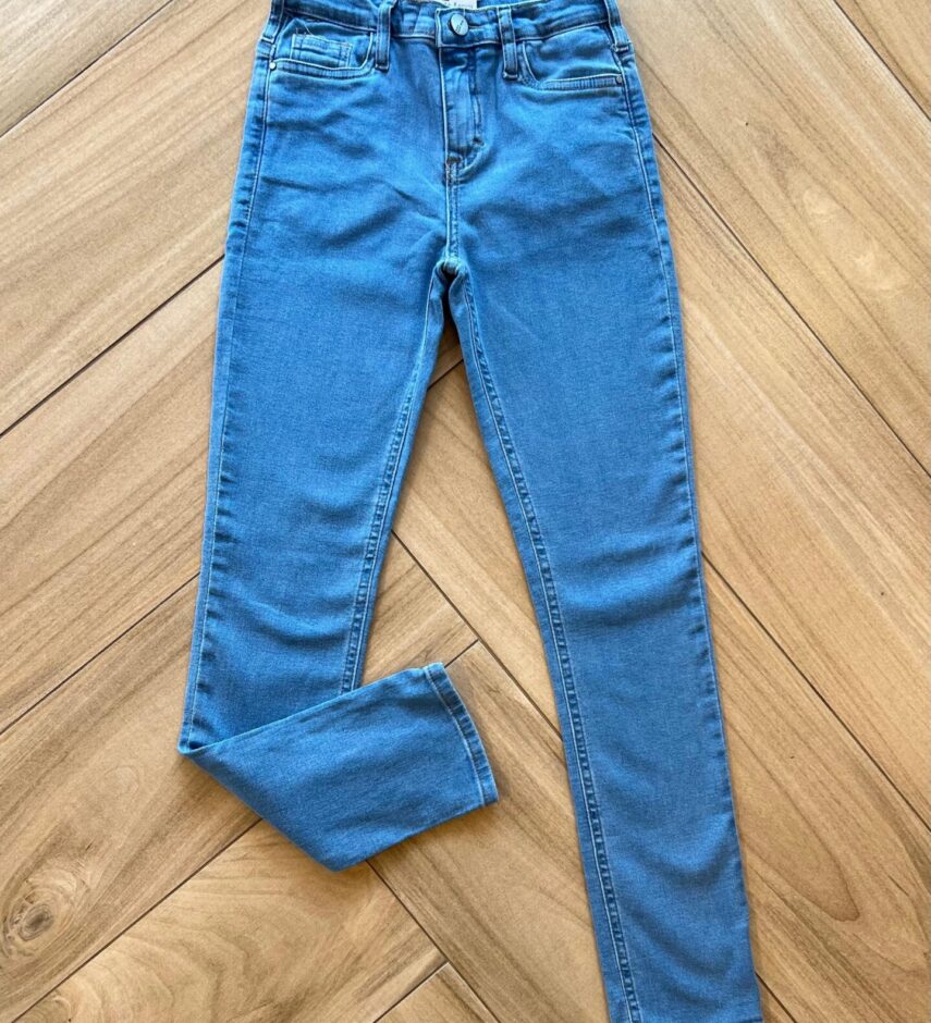 Calça Masculina Infantil Jeans Claro Slim com Bolsos AN68A Fernanda Ramos Kids