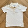 Camiseta Infantil Masculina Polo Manga Curta Off White Fernanda Ramos Kids