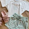 fernandaramoskids com br Conjunto Infantil Feminino Blusa e Short Aime 1