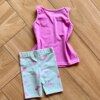 fernandaramoskids com br Conjunto Infantil Feminino Blusa e Short Dino Lilás 2