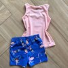 fernandaramoskids com br Conjunto Infantil Feminino Blusa e Short Ginástica Rítmica 2