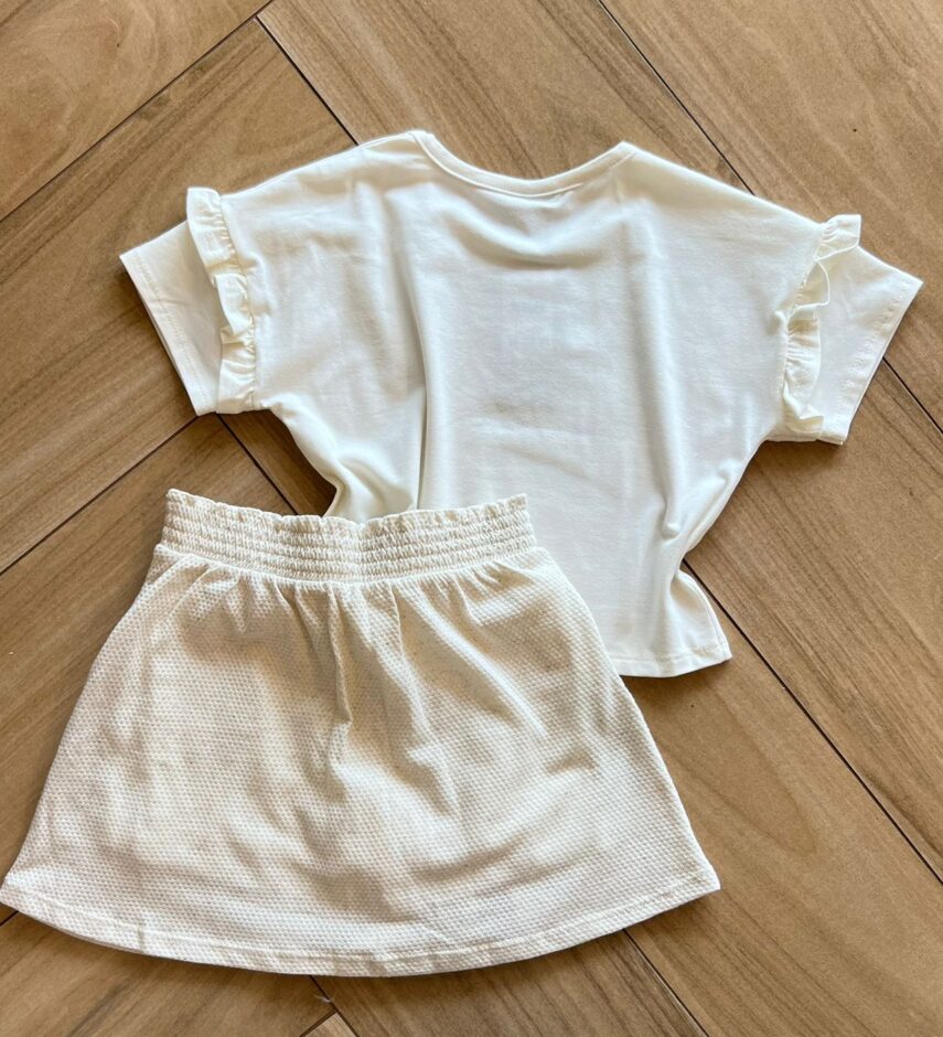 fernandaramoskids com br Conjunto Infantil Feminino Blusa e Short Girl 2