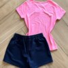 fernandaramoskids com br Conjunto Infantil Feminino Blusa e Short Let Your Heart 2