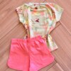 fernandaramoskids com br Conjunto Infantil Feminino Blusa Short Little Wild 2