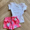 fernandaramoskids com br Conjunto Infantil Feminino Blusa Short To Be Happy 2