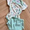 fernandaramoskids com br Conjunto Infantil Feminino Body Cacto e Short Verde 1