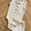 fernandaramoskids com br Conjunto Infantil Feminino Body e Short Bege 1