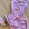 fernandaramoskids com br Conjunto Infantil Feminino Body e Short Rose 1