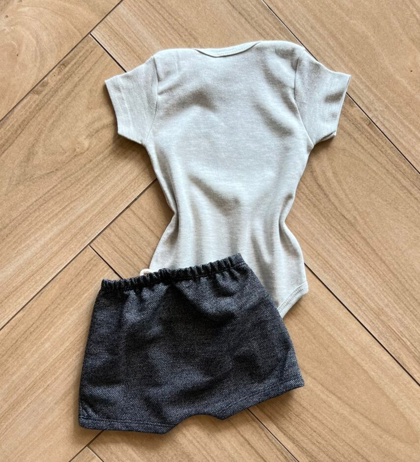 fernandaramoskids com br Conjunto Infantil Feminino Body e Short Make Today 2