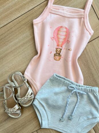 fernandaramoskids com br Conjunto Infantil Feminino Body Ursinho de Alcinha e Calcinha Cinza1