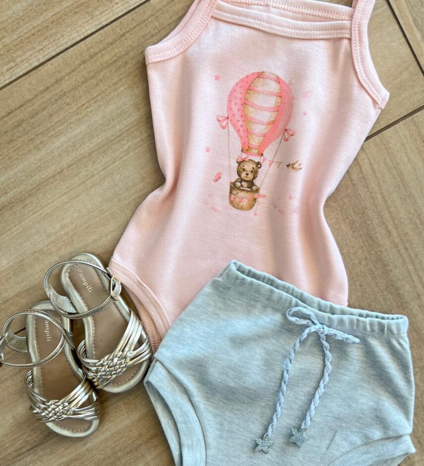 fernandaramoskids com br Conjunto Infantil Feminino Body Ursinho de Alcinha e Calcinha Cinza1