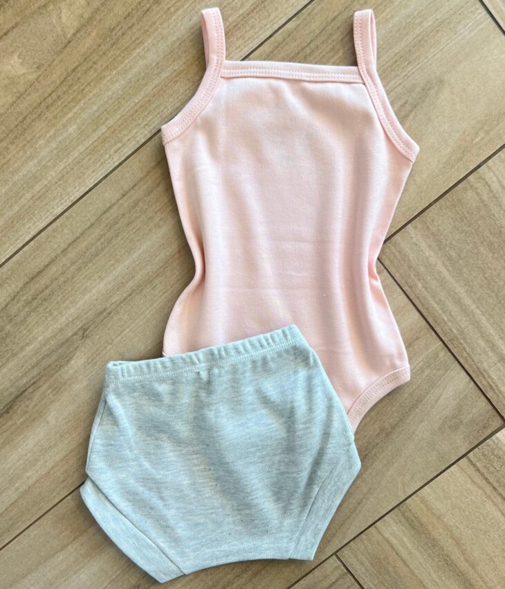 fernandaramoskids com br Conjunto Infantil Feminino Body Ursinho de Alcinha e Calcinha Cinza2