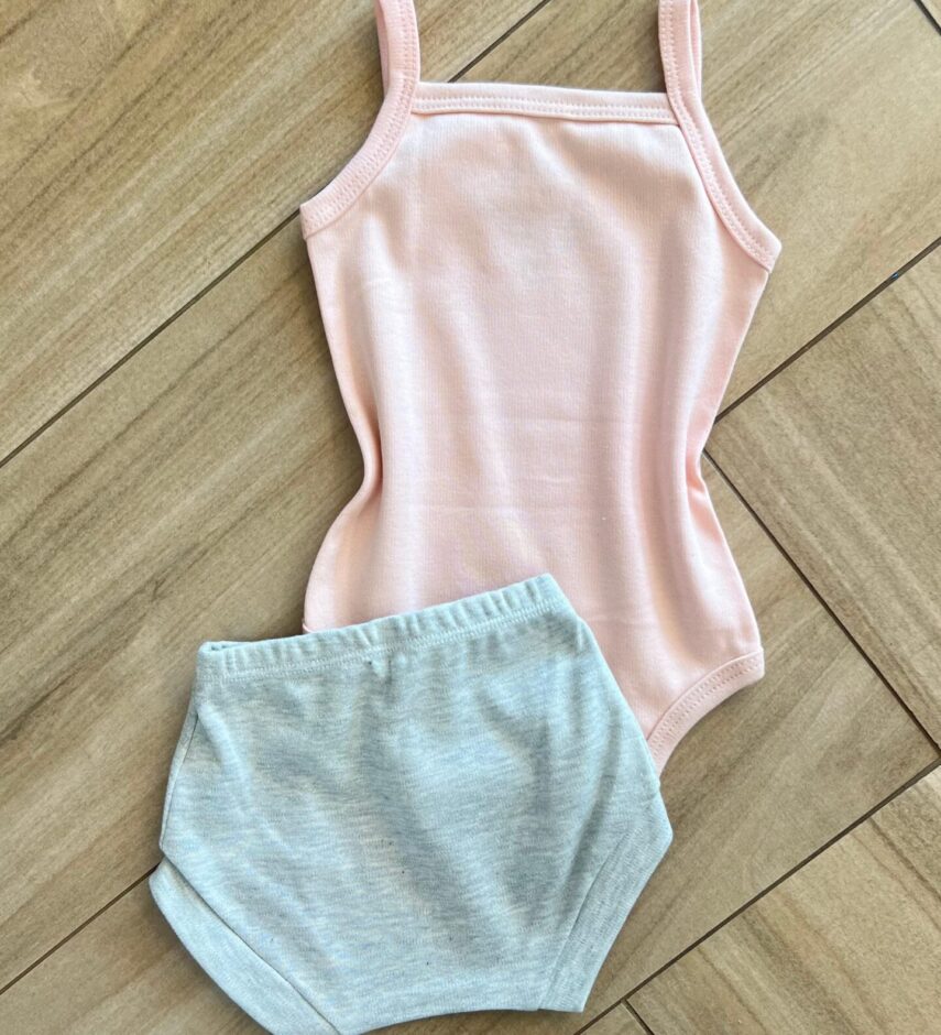 fernandaramoskids com br Conjunto Infantil Feminino Body Ursinho de Alcinha e Calcinha Cinza2