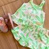 fernandaramoskids com br Conjunto Infantil Feminino Regata e Short Estampado Floresça1