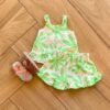 Conjunto Infantil Feminino Regata e Short Estampado Floresça Fernanda Ramos Kids