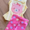 fernandaramoskids com br Conjunto Infantil Feminino Regata e Short Fofurinha 1