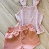 fernandaramoskids com br Conjunto Infantil Feminino Regata e Short Rose 2