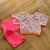 Conjunto Infantil Feminino Top Blusa Boxy e Short Moletom Estampado Conjunto Infantil Feminino Top Blusa Boxy e Short Moletom Estampado da Fernanda Ramos Kids