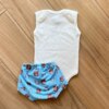 Conjunto Infantil Masculino 3 Pecas Body e Short e Babador Ursinho 1 Fernanda Ramos Kids
