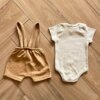 fernandaramoskids com br Conjunto Infantil Masculino Body Bege e Jardineira Moletom Mescla 2
