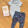 Conjunto Infantil Masculino Body e Calça Estampa Carrinho Fernanda Ramos Kids