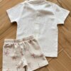 Conjunto Infantil Masculino Camisa em Linho e Bermuda Estampado Fernanda Ramos Kids