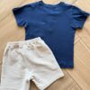 fernandaramoskids com br Conjunto Infantil Masculino Camiseta Bermuda com Detalhe em Botões 2