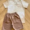 fernandaramoskids com br Conjunto Infantil Masculino Camiseta Born To Be Brave e Bermuda2