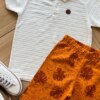 fernandaramoskids com br Conjunto Infantil Masculino Camiseta com Gola Bermuda 1