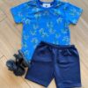 Conjunto Infantil Masculino Camiseta Coqueiro e Bermuda Fernanda Ramos Kids