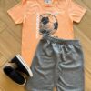 Conjunto Infantil Masculino Camiseta e Bermuda Invincible Fernanda Ramos Kids