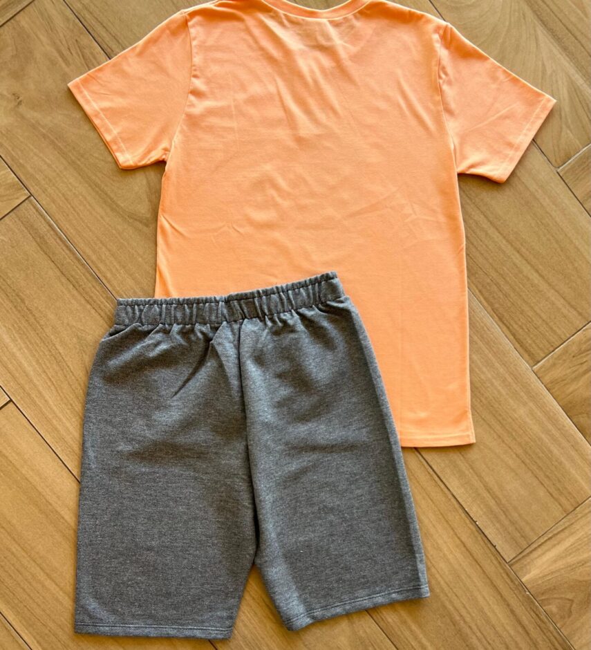 fernandaramoskids com br Conjunto Infantil Masculino Camiseta e Bermuda Invincible 2