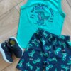 fernandaramoskids com br Conjunto Infantil Masculino Camiseta e Bermuda Jacaré 1