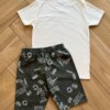 fernandaramoskids com br Conjunto Infantil Masculino Camiseta e Bermuda Summer 2