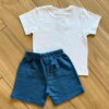 fernandaramoskids com br Conjunto Infantil Masculino Camiseta Summer e Bermuda Azul 2