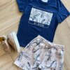 fernandaramoskids com br Conjunto Infantil Masculino Get Outside Camiseta Bermuda 1
