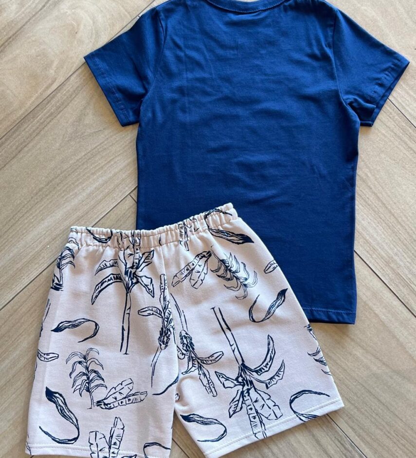 fernandaramoskids com br Conjunto Infantil Masculino Get Outside Camiseta Bermuda 2