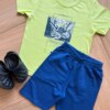 Conjunto Infantil Masculino No Boundaries Camiseta Bermuda 1 Fernanda ramos kids